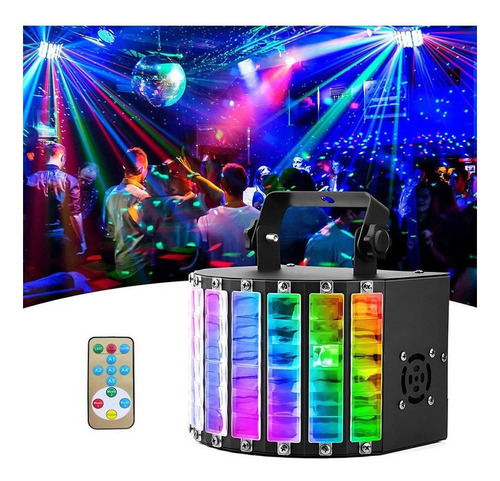 Luces De Fiesta Con Proyector Láser Dj Con Control Remoto