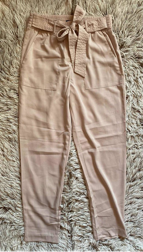 Pantalón Formal Con Moño Al Frente Café Dinamite Mujer Xs