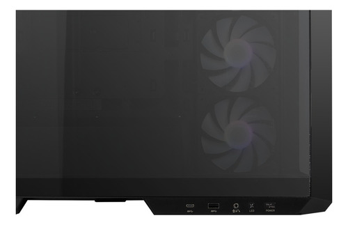 Gabinete Msi Mag Pano M100r Pz Preto Micro Atx Vidro Temp