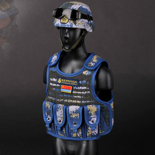 1:6 Figura De Acción Con Accesorios Del Azul Ejército