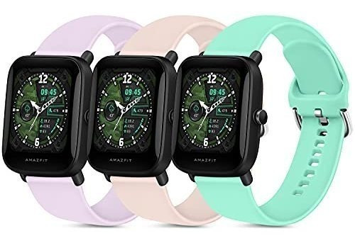 3 Mallas Para Reloj Amazfit Gts 4/gts 4 Mini/gts 3/gts2 (s)