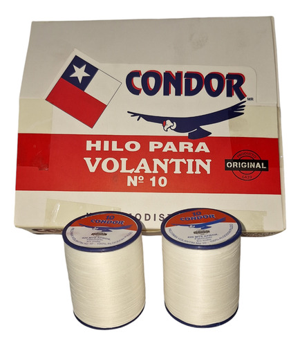 Pack 2 Carretillas De Hilo De Volantin N° 10 Hilo Volantin