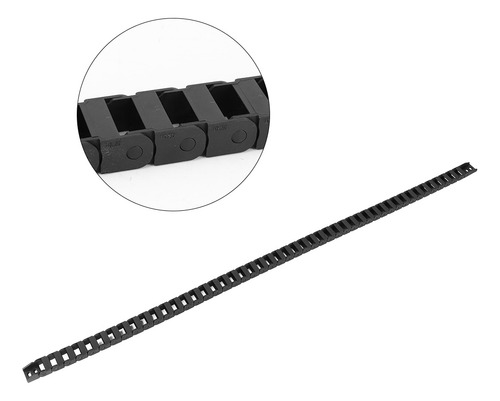 Cadena Portacables De Nailon Negro R18 De 1 Metro Para