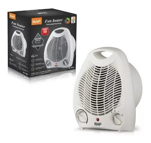 Estufa Raf 2000w Termostato Calefactor Ventilador 2 Niveles