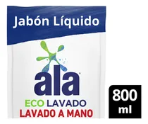 Comprar Jabón Liquido para Ropa Ala Eco Lavado A Mano 800ml DoyPack