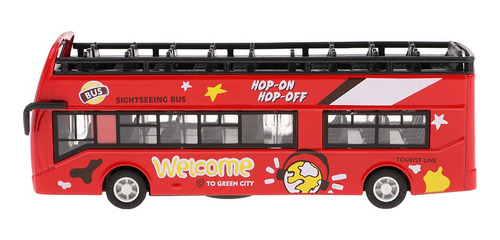 1:32 Modelo Autobús De Pisos Bus Turístico Juguete De