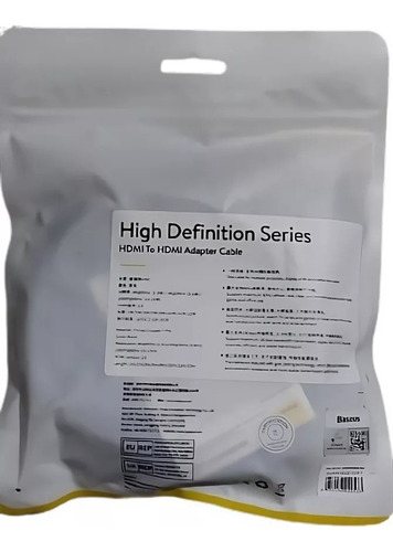 Cabo Hdmi Baseus 4k 2.0 Hdr 3 Metros Resolution