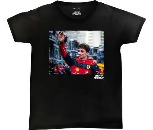 comprar Charles Leclerc Ferrari (fórmula 1) - Remera 100 % Algodón 