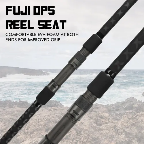 Caña De Pesca Littma De Fibra De Carbono Con Guías Fuji Pa
