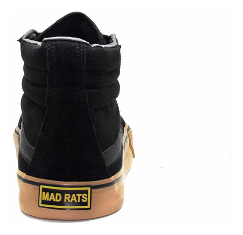 Tênis Madrats Hi Top Preto/crepe