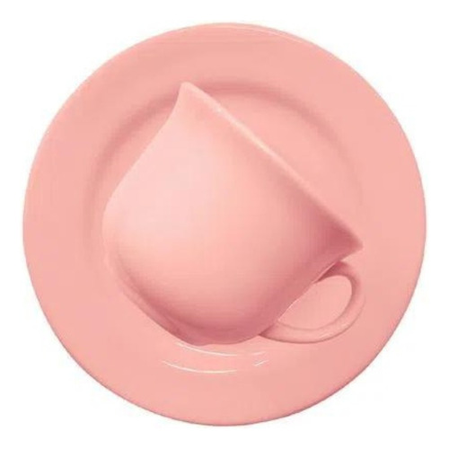 Juego De 4 Tazas De Té Rosadas