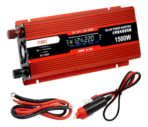Inversor 12vdc/220vac 1500w Kc-1500d Ukc Mihaba