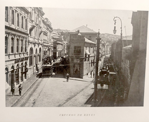 Vistas Chile Valparaiso 1900 Antiguo Libro Fotos Leblanc (Usado)