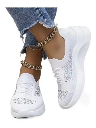 Tenis con pedreria mujer new arrivals
