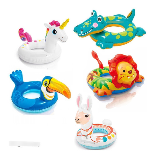 Flotador Para Piscina Intex Niños Variedad Diseños Animales