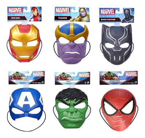 Mascara Marvel Avengers Spiderman Thanos Hasbro Super Heroes