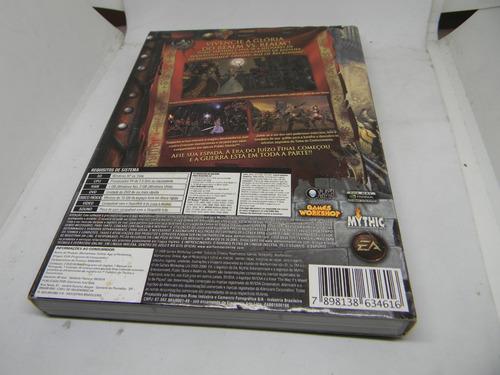 Game - Warhammer Online - Age Of Reckoning - 3 Dvds - Ea (Usado)