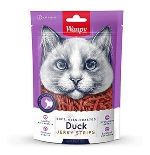 Imagen 2 de 3 de Wanpy Snack Premium Para Gatos Sabor Pato