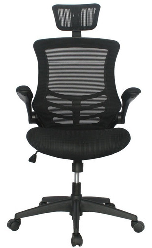 Imagen 2 de 7 de Silla De Oficina Tubara Presidente Braz Abatible Base Nylon