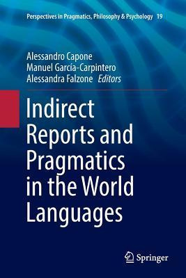 Libro Indirect Reports And Pragmatics In The World Langua...