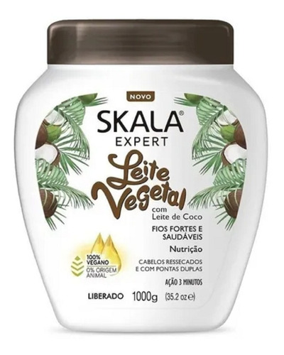 Crema Skala Leite Vegetal Suavidad Nutricion Vegana 1kg