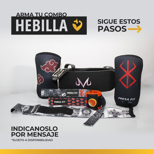 Arma Tu Combo Cinturon Hebilla Gym Accesorios Fresafit 1