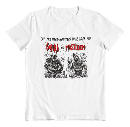 Camiseta Gojira Mastodon The Mega Monsters Tour 2023