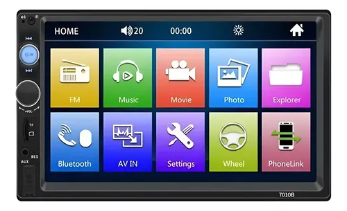 Radio Carro Bluetooth Seisa Tactil Camara Usb Pantalla 7 In
