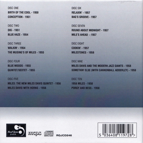 Miles Davis Box: Twenty Classic Albums ( 10 Mini Lp) Edición Limitada