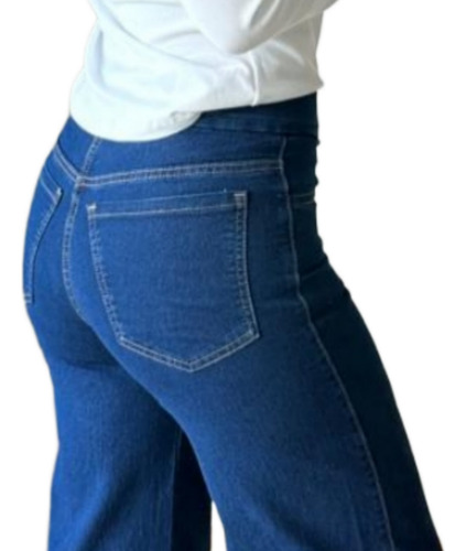 Jean Calza Oxford Jeggings Tiro Alto Elastizado Cinturaancha