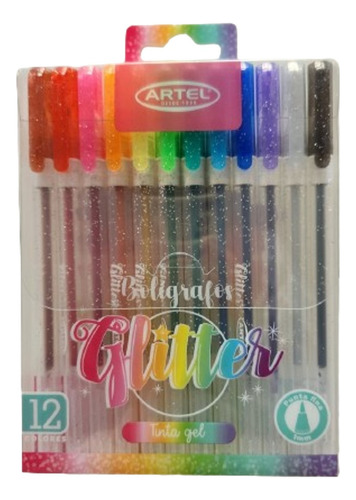 Artel Boligrafos Tinta Gel Hermosos Modelos 12unds