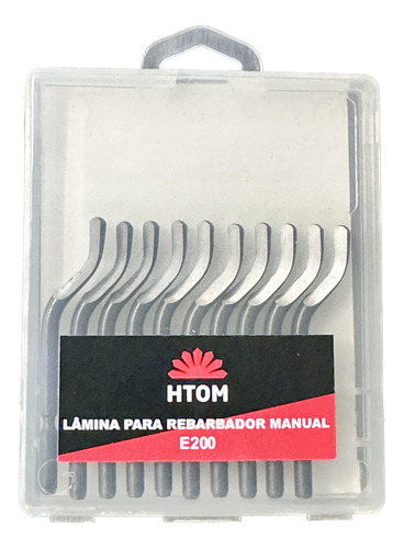 Kit 10 Lâminas E200 Aço Rápido Profissional Htom 