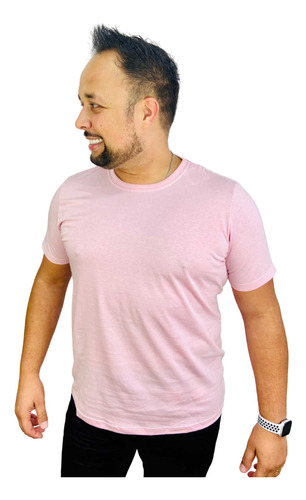 Camiseta Básica Decote Redondo Kohmar 100% Algodão S/estampa