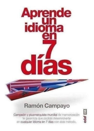 Libro: Aprende Un Idioma En Siete Dias.. Campayo, Ramon. Eda