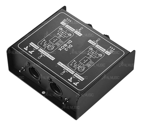 Dj Profesional Palmusic Caja Directa Pasiva Di 2 Canales