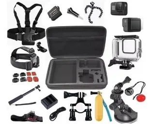 Kit Acessórios E Suportes Para Go Pro 8 Go Pro 8 Black