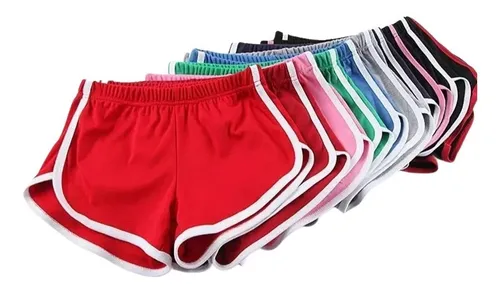 Lote De 5 Short Deportivo Licra Algod n Playa Gym Pole Cuotas