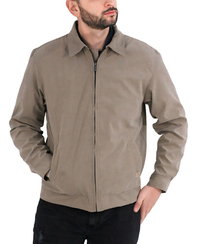 Chamarra Hombre Bomber Casual Chaqueta Ligera Reimer