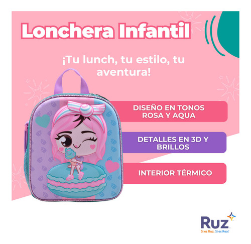Lonchera Infantil Mis Pastelitos 4 L Aqua