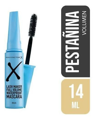 Pestañina Max Factor Full Volume Waterproof Negra X15ml Color Multicolor