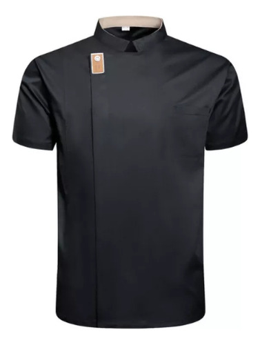 Camisa De Cocinero De Manga Corta Para Hombre Y Mujer Chef J