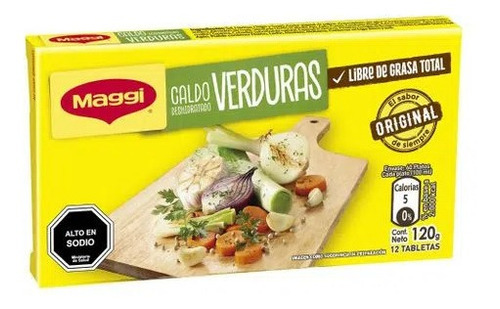 Caldo De Verduras Maggi 12*10 Gr(5 Unidad) Super