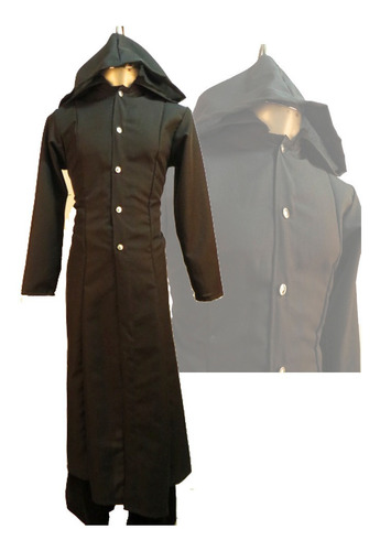 Imagen 1 de 1 de Eretica Ropa Dark-gabardina Algodon Botones Gorro-gotico