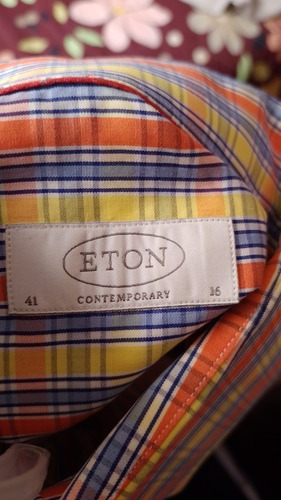 Oferta!!!camisa Eton 16 L Original A Un 99% Original (Usado)