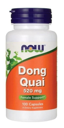 Dong Quai Ginseng Femenino 520 Mg 100 Capsulas De Now