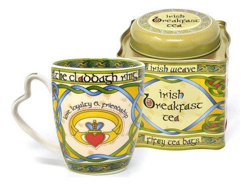 Royal Tara Juego De 1 Taza De Anillo Irlandés Claddagh Y 1.