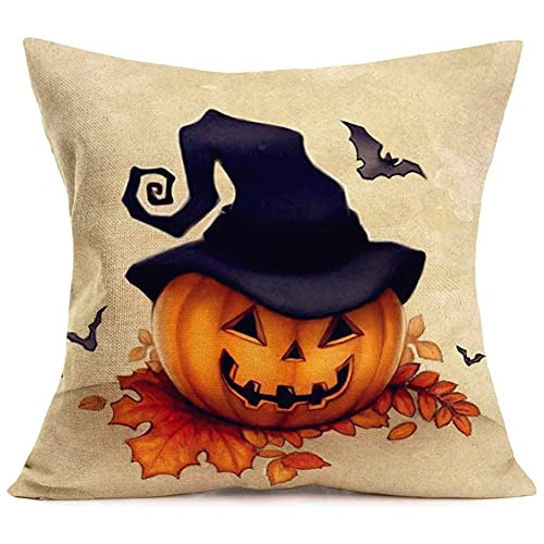 Doitely Feliz Almohada Halloween Fundas 22x22 81xdg