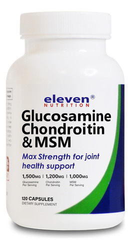 Glucosamina Condroitin Msm Max Strength 120 Eleven Nutrition