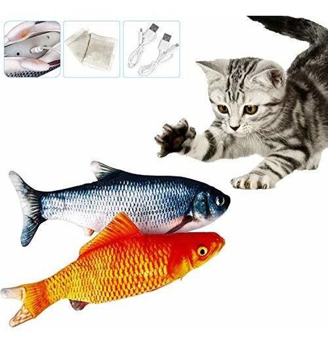 Grneric Fish Cat Toy Moving, Floppy Electric