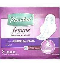 Pack X 6 Unid. Toallas Femeninas Plennocca 8 Un Poise T.fe